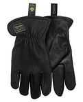 Watson Gloves The Duke Black Glove - Deerskin Leather, Made in Canada, Large