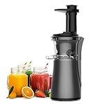 Taylor & Brown Juicer Machines, Slow Masticating Juicers Whole Fruit and Vegetable, Professional Cold Press Juicer Extractor with Quiet Motor and Reverse Function Easy to Clean, Brush Included