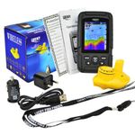 LUCKY Colour Wireless Fish Finder - 100 Metre Range, Depth, Features, Carp, Coarse, Bottom Contours. Large LCD screen, battery and charger + many more features