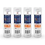 4-PACK Of 1 Micron Aquaboon Wound String Sediment Water Filter Cartridge 10"x 2.5" for RO