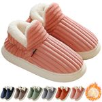 Hokuto Cloud Slippers Women Men, Sunmoine Cloud Slippers, Unisex Winter Cozy Fashion Slippers, Plush Warm Home Slippers (Pink, Adult, Women, 7, Numeric Range, UK Footwear Size System, 7.5, Medium)