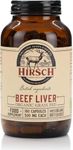 Hirsch Organic 100% UK Grass-Fed Beef Liver Capsules | British Sourced & Produced Freeze-Dried Supplement – Soil Association Certified – 180 Capsules
