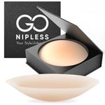 Nipple Covers for Women-Reusable Pasties Nipple Cover-Adhesive Silicone Nipple Pasties-Size A-D Womens Bra (1 Pair)