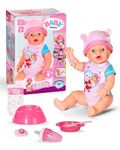 BABY born Emma, ​​Baby Doll with 10 Functions and Accessories, For Children Aged 3 and Over, Works without Batteries, 43cm Tall Doll, 836392 Zapf Creation