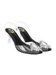 Shoetopia womens Looks Black Heeled Sandal - 7 UK (Looks-Black)