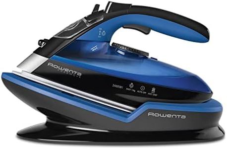 Rowenta Freemove Cordless Iron, Power 2400 W, Continuous Steam Flow 27 g/min, 115 g/min Steam Pressure, DE5010D1 Wireless Technology