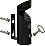 Outdoor Wall Mounted Cigarette Butt Receptacle (9 In, Black)