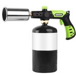 Sondiko Powerful Grill & Cooking Propane Torch L8010, Sous Vide, Campfire Starter, Adjustable Wood Torch Burner for Searing Steak, BBQ, Welding(Green & Black) Propane Tank Not Included