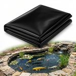 GARDENIX EPDM Pond Liner 900 GSM Heavy Duty 5m x 6m Waterproof Rubber Liner Includes Underlay for Koi Garden Wildlife Ponds UV Resistant Flexible Pond Membrane