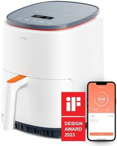 COSORI Air Fryer, 3.8L with 7 Customize Functions, Up to 230℃, 1500W, 1-3 Portions, Oven with App Control, 110+ Online Cookbook, Dishwasher Safe, White
