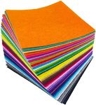 Kamal Art Felt Sheets Stiff Felt Fabric Hard Felt Squares Craft Felt for Kids School DIY Crafts - 1 mm (Set 10 Colors, A4, Multicolour) Felt Sheet