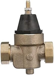 Watts LFN45B Series 3/4" Lead-Free Cast Copper Silicon Alloy Water Pressure Reducing Valve, Double Union PEX End Connections, Elastomer Disc, Adjustable Pressure 25 to 75 psi, Maximum 400 psi
