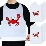 POPMISOLER 50 PCS Crab Bibs Disposa