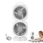 Generic Small Bedside Fan,Dual Head