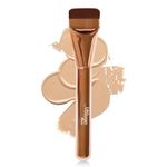 Milagro Beauty Glass Skin Foundation Professional Brush (18) | Full Coverage & Finish| Ultra Soft Bristles | Easy Blending For Cream & Liquid Foundation Application