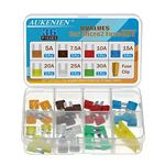 AUKENIEN Micro2 Fuse Assortment Kit 5A 7.5A 10A 15A 20A 25A 30A Micro 2 II Car Auto Automotive Blade Fuses ATR APT Replacement for Vehicle RV SUV Motorcycle Truck Motor Boat