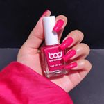 BAD COMPANY Nail Polish 10ML, No Toxin Nail Lacquer, Long Lasting, Chip Resistant, Nail Paint Enamel, Glossy Finish (Making Miracles-85) Dark Pink Nail Polish