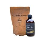 APE Nutrition Bulletproof Bundle - 100% Grass-Fed Collagen Powder & Organic C8 & C10 MCT Oil (Pack), Focus & Energy, Enhance Skin Hair & Nails, Ancestral Supplement UK, No Fillers or GMOs
