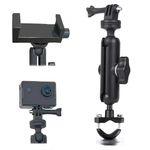 CHEVIK GET ADDICTED Chevik Cam-Grip Action Camera Mount For Motorcycle, Bike And Bicycle With 360 Degrees Rotatable (Cam-Grip (U-Mount))