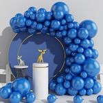 Royal Blue Balloons 84Pcs, 18 Inch 12 Inch 5 Inch Royal Blue Party Balloons, Matte Royal Blue Latex Balloons for Blue Party Decorations Baby Shower Gender Reveal Anniversary Graduation Decorations