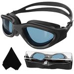 Adult Swimming Goggles,Polarized Open Water Goggles Swimming Anti Fog UV Protection No Leakage Clear Vision Easy to Adjust for Adults Men Women Teenagers