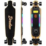 Electric Skateboards,1800W Dual Motors with Remote Control,Top Speed 25MPH,17 Miles Range, Longboard with Belt Drive System,3 Speeds Adjustment,Electric Skateboard for Adults and Youth