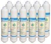 Aqua Quality Inline Fridge Water Filters Compatible with Samsung, Daewoo, LG, Kenwood, Hotpoint, and More! Removes Chlorine Taste and Odour | Enjoy Great Tasting Water (10 Pack)