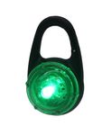 Waterproof Clip-on Flashing Light | Bright LED Adventure Light for Swimming, Dog Walking and All Outdoor Activities (Green)