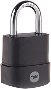 Yale - Y227B/45/122/1 Maximum Security 45mm Protector Weatherproof Padlock - Open Boron Shackle - 3 Keys
