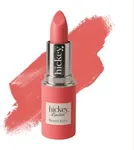 Hickey Lipstick Organic Beach Babe Coral Refill Lipstick - Moisturizing And Long Lasting Lipstick for Women - Gluten Free, Vegan Lipstick - Highly Pigmented Lipstick With Velvet Finish