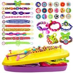 Hechify Friendship Bracelet Making Kit for Girls Arts and Crafts for Kids Age 8-12, Birthday Gifts Ideas for Girl Ages 7 8 9 10 11 12 Year Old - Popular Bracelets String Maker Craft Set