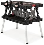 Keter Folding Work Table, Black, 85