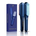 NexLev Hair Therapy Comb| Red & Blue LED light| Electric Scalp Massager| 3 Massage Modes| Hairfall Control | Rechargeable Type C Charge| 90 min Use| Targeted Laser Hair Growth Treatment | Grow+ LE-02