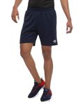 Nivia Polyester Soccer Shorts for Mens, Quick Dry, Lightweight (L, Navy Blue)