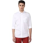 Van Heusen Sport Men's Slim Fit Shirt (VSSFWSLB255960_White 42)