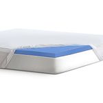 Serta 2" Lasting Dream Gel-Infused Memory Foam Mattress Topper, Twin