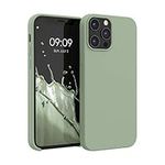 kwmobile Case Compatible with Apple iPhone 12 Pro Max Case - TPU Silicone Phone Cover with Soft Finish - Gray Green