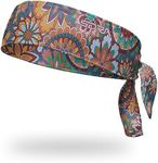 Suddora Floral Tie Headbands, Sport