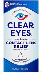 Clear Eyes Contact Lens Relief Eye Drops, 0.5 Fl Oz