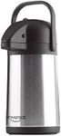 Universal 3.2 Quart / 3 Liter (102 Oz) Stainless Steel Coffee Carafe, Airpot Vacuum Insulated Pump Thermos, Thermal Coffee Carafe