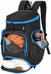 LARIPOP Basketball Backpack Large Sports Bag, Gym Bag with Ball Compartment and Shoe Compartment to Store Sports Shoes Water Bottles Laptops and Daily Necessities, Widely Used in Basketball, Soccer
