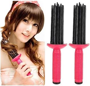Neuvikter 17 Teeth Curl Defining Brush, Professional Hair Styler Tool for Curly Hair, Salon and Home (2Pcs)