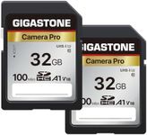 Gigastone 32GB 2-Pack SD Card, Came