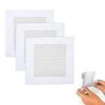 Wall Repair Patch - Pack of 3 Plasterboard Repair Patch - 10 x 10 cm Self Adhesive Drywall Repair Kit - Fibreglass Repair Kit Plastering Tools Plaster Patches for Walls & Ceilings - 4 x 4 inches