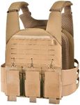 GFIRE Tactical Vest Breathable Adjustable Modular Paintball Vest with Removable Pouch, Lightweight Vest Outdoor Training