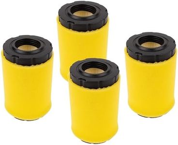 BlueStars 4 Pcs 796031 Air Filter with 797704 Foam Pre-cleaner - Compatible with 992376 590825 591334 594201 John Deere MIU14395 D100 Husqvarna YTH24V48 YTH22V46 Lawn Tractor Lawn Mower Air Cleaner