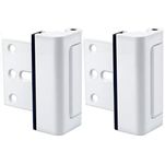 Dwell + Good Door Locks (2-Pack) - Easy to Install Aluminum Home Security Door Lock Reinforcement - Internal, Back and Front Door Locks for Kids Safety - Child Proof & Tamper Proof Top Door Latch