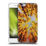 Head Case Designs Autumn Leaves Tree Top View Soft Gel Case and Matching Wallpaper Compatible With Apple iPhone 6 / iPhone 6s