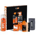 SNEAKARE Premium 6-in-1 Shoe Cleaning Kit, Includes Shoes Cleaning Foam, Shoes Cleaner Liquid, Shoe Wipes, RPL Spray, Microfiber Towel & Brush, Complete Sneaker Cleaner Kit for All Materials