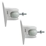 Jumbl SINSB7W ProGrip Ultra Stainless Steel Speaker Wall Mount Bracket, Pair of 2